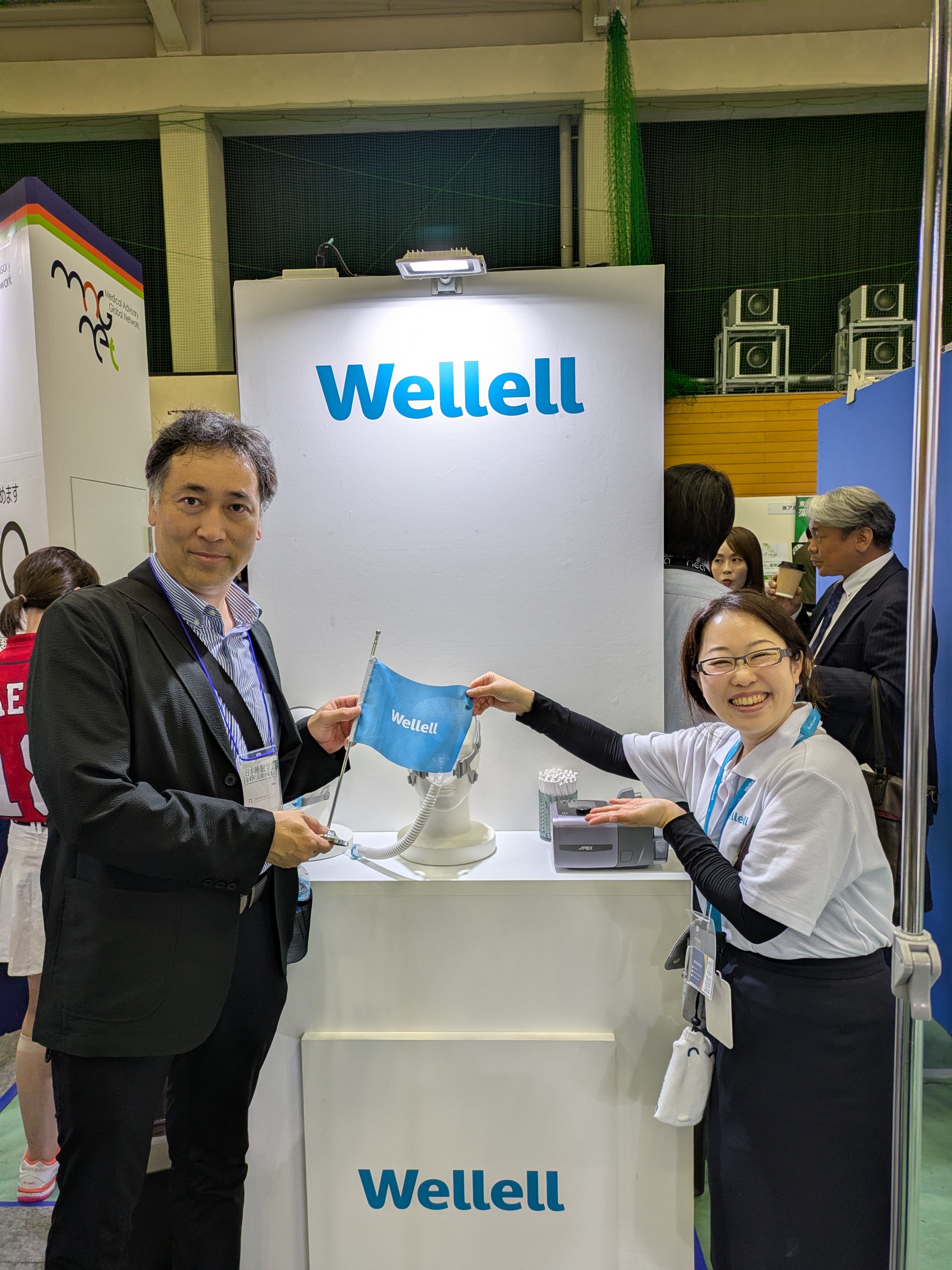 Wellell Japan and MAGnet Present Cutting-Edge CPAP Technology at JSSR 2025